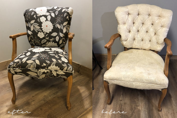 Chair and Ottoman Recover